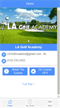 Mobile Screenshot of lagolfacademy.com